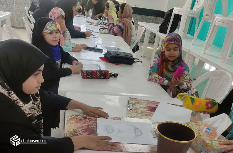 برگزاری کلاس طراحی سیاه قلم پایگاه ساجده