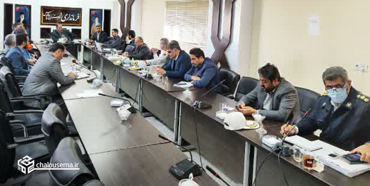 جلسه شورای ترافیک شهرستان چالوس