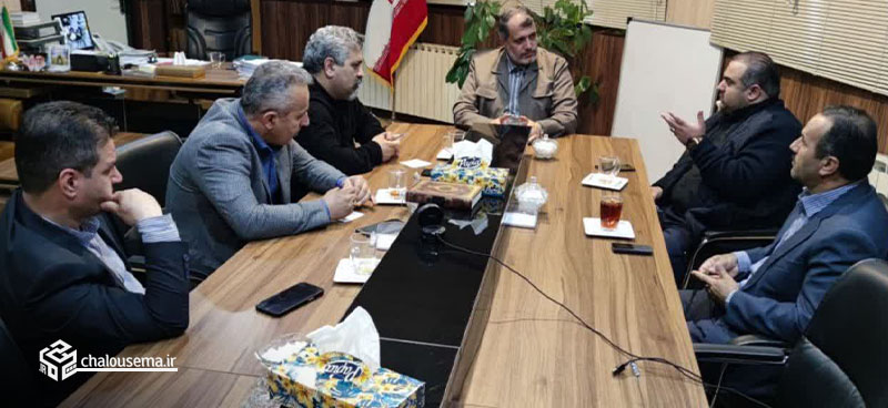 نشست اعضای شورای شهرستان چالوس با فرماندار