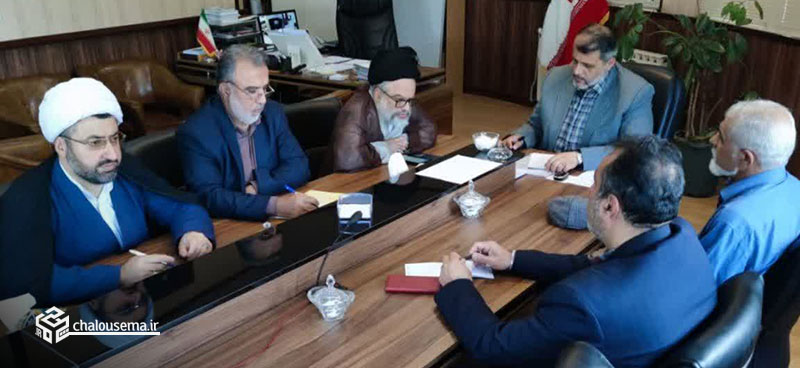 جلسه بررسی فعالیت های کانون های فرهنگی و هنری مساجد شهرستان چالوس