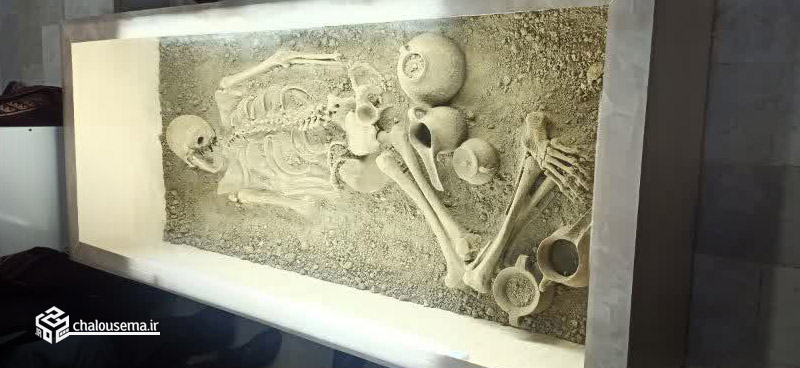 رونمایی از اکتشافات تدفین ۳ هزار ساله در چالوس