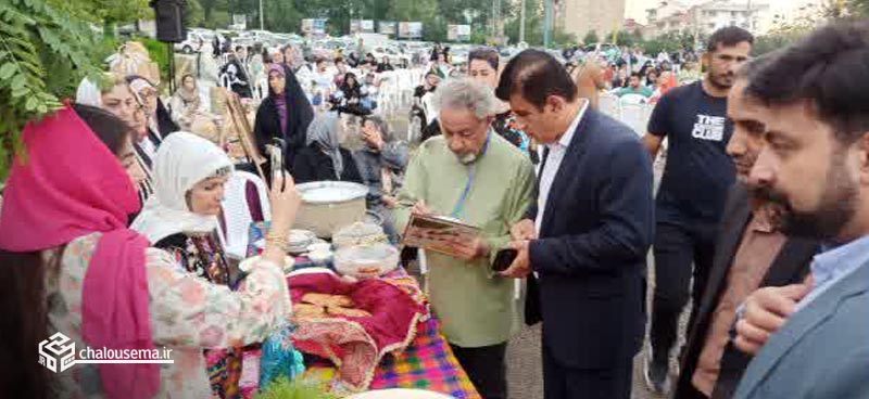 جشنواره خوراک نوشاک محلی غرب استان مازندران