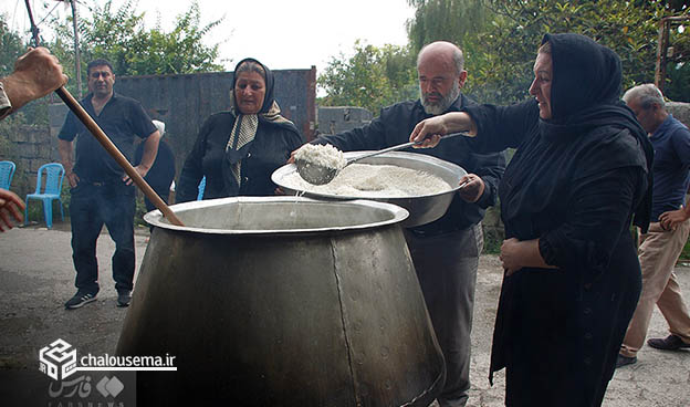 گزارش تصویری پخت شیر برنج اربعینی سینواچشمه