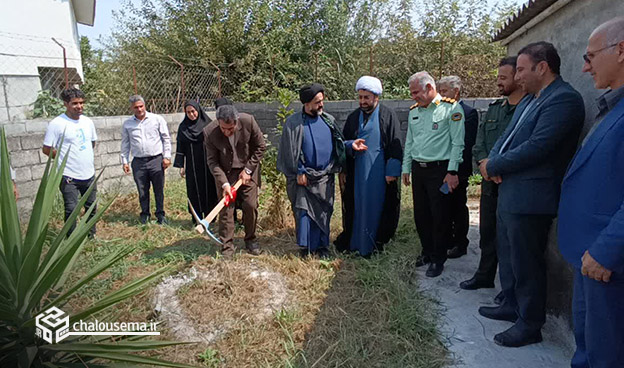 مراسم کلنگ زنی احداث کلاس دبستان شهید حسین نژاد