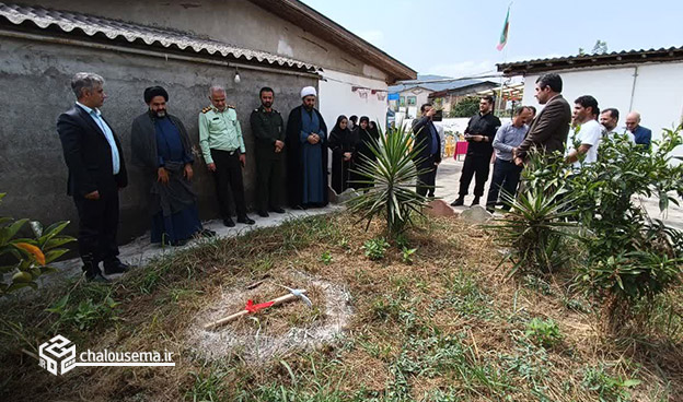 مراسم کلنگ زنی احداث کلاس دبستان شهید حسین نژاد