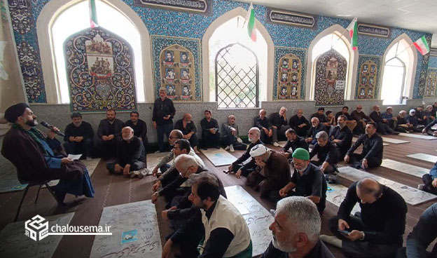 مراسم دسته روی سالروز شهادت امام رضا (ع) در شهرستان چالوس