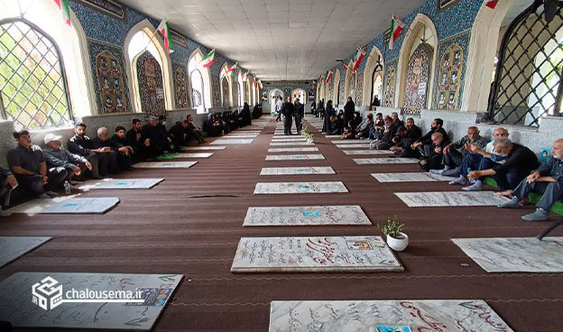 مراسم دسته روی سالروز شهادت امام رضا (ع) در شهرستان چالوس