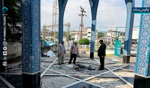 بازدید مدیرکل حفظ آثار و نشر ارزش‌های دفاع مقدس و مقاومت مازندران از محل احداث یادمان شهدای گمنام مصلی چالوس