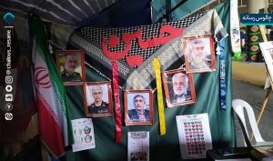 گزارش تصویری برپایی غرفه دفاع مقدس 2 در شهرستان چالوس