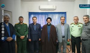 دیدار فرماندار و اعضای شورای با امام جمعه شهرستان چالوس