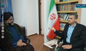 دیدار رئیس جدید اداره ورزش و جوانان با امام جمعه شهرستان چالوس