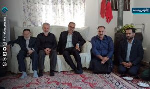 دیدار مدیر کل بنیاد مازندران با خانواده شهید مجید آل ابراهیم