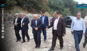 بازدید استاندار مازندران از محل دپو زباله شهرستان چالوس