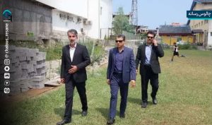 بازدید مدیرکل ورزش و جوانان از اماکن ورزشی شهرستان چالوس