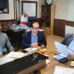جلسه رفع مشکل آنتن دهی شبکه های مخابراتی غرب مازندران