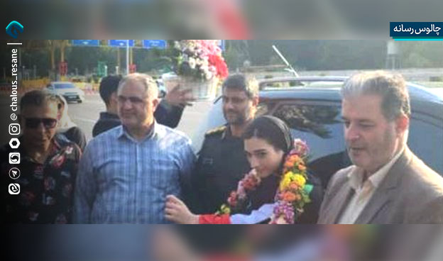 مراسم استقبال و تجلیل از رزا ابراهیمی