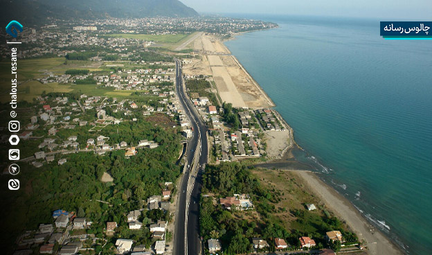 ساخت جاده ساحلی شمال