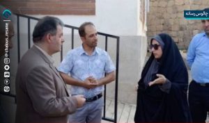 بازدید فرماندار چالوس از دبستان شهید ادریس پولادی روستای گویتر