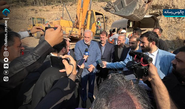 پیشرفت 35 درصدی پروژه بزرگ آبرسانی نوشهر و چالوس