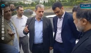 بازدید فرماندار چالوس از روند پیشرفت پروژه زیرگذر نواب