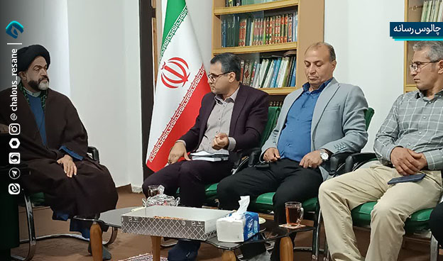 دیدار جامعه ورزشی با امام جمعه شهرستان چالوس