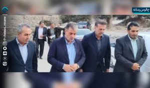 بازدید فرماندار چالوس از روند ساخت پل پولادکوه