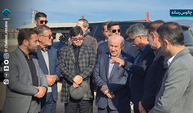 بازدید استاندار مازندران از پروژه ساخت سوله مدیریت بحران مرزن‌آباد