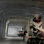 فاز دوم اجرای سقف گالری با فوم‌ بتن و اجرای راک‌ فال جاده چالوس