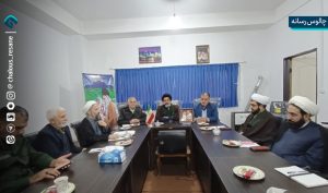 جلسه هماهنگی مراسم اعتکاف در شهرستان چالوس