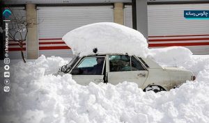 بارش ۱/۵ متر برف در گیلان