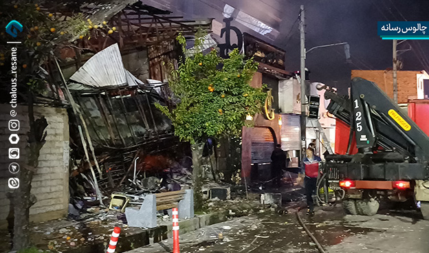 گزارش تصویری تخریب اموال عمومی در اغتشاشات مازندران