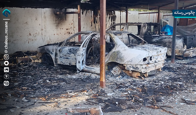 گزارش تصویری تخریب اموال عمومی در اغتشاشات مازندران