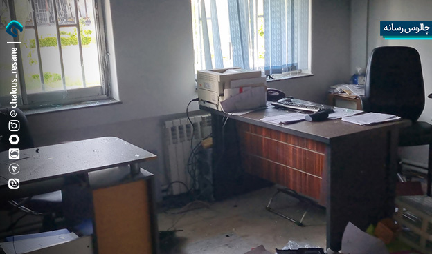 گزارش تصویری تخریب اموال عمومی در اغتشاشات مازندران