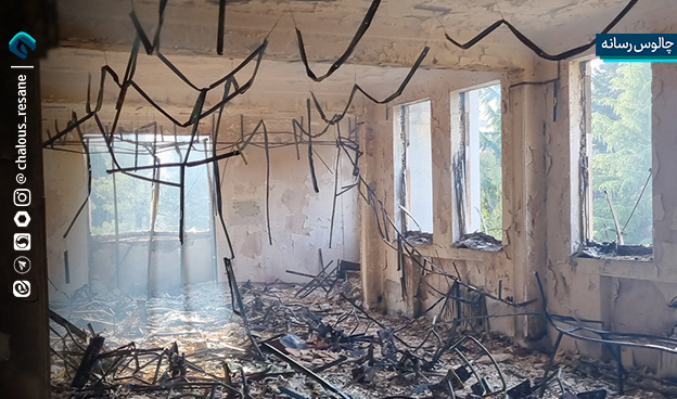 گزارش تصویری تخریب اموال عمومی در اغتشاشات مازندران