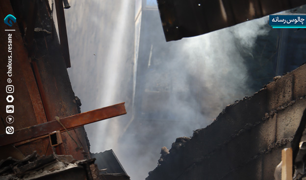 گزارش تصویری تخریب اموال عمومی در اغتشاشات مازندران