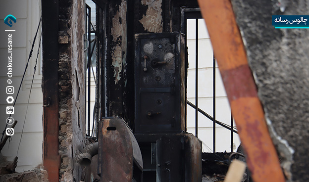 گزارش تصویری تخریب اموال عمومی در اغتشاشات مازندران