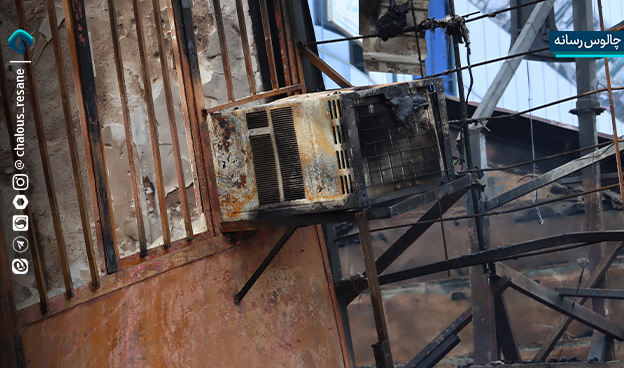 گزارش تصویری تخریب اموال عمومی در اغتشاشات مازندران