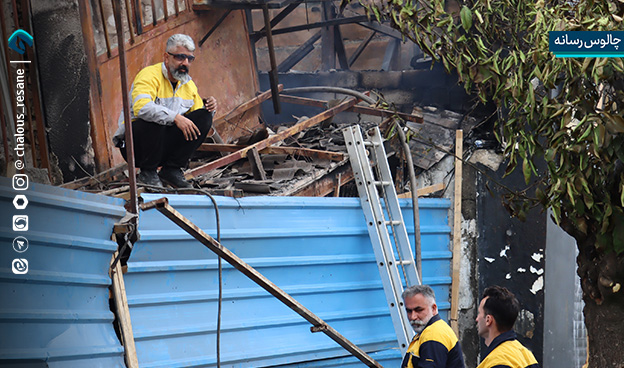 گزارش تصویری تخریب اموال عمومی در اغتشاشات مازندران