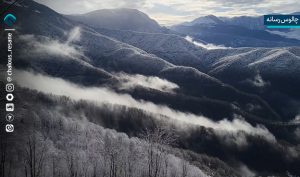 بارش برف در ارتفاعات گیلان