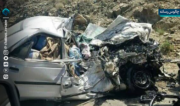 بر اثر تصادف در محور کرج‌-چالوس 2 نفر جان باختند