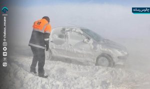 بارش برف 30 سانتی‌متری در بلده