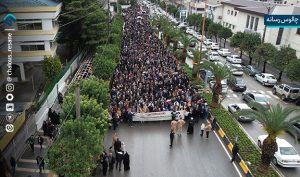 حضور رکورد شکن مردم چالوس در 22 بهمن 1404