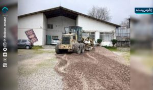 ️ آماده‌سازی بستر بازارچه و نمایشگاه صنایع‌ دستی چالوس