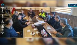 جلسه تهیه زمین جهت ساخت ساختمان پلیس راهور مرزن‌ آباد