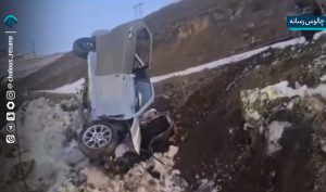 سقوط مرگبار دنا در جاده چالوس