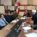 جلسه واگذاری زمین برای احداث خوابگاه دانشکده میراث فرهنگی چالوس