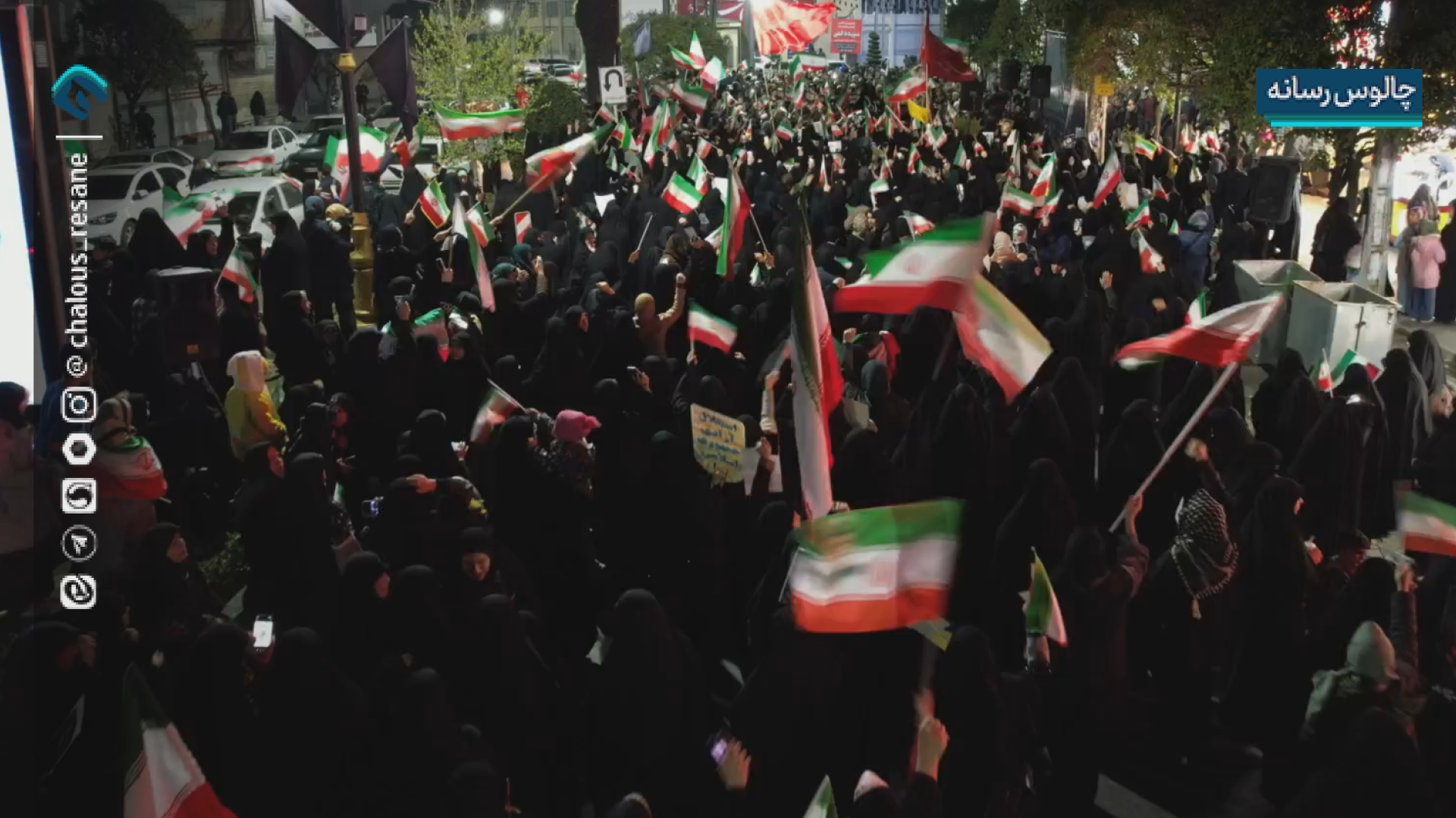 خروش امت حزب الله در شب بیست و سوم