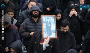 خروش مردم دیار علویان در پی شهادت مقام معظم رهبری