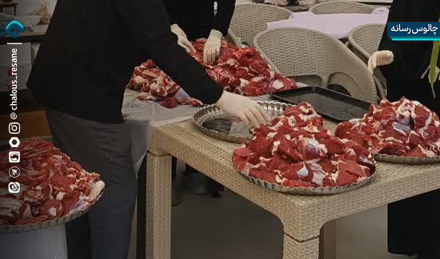 نذر قربانی به نیت سلامتی رهبر عزیزم امام سید مجتبی خامنه ای توسط یکی از خیرین محترم شهر هچیرود