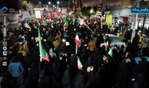 شب سوم خروش مردم ولایتمدار شهرستان چالوس